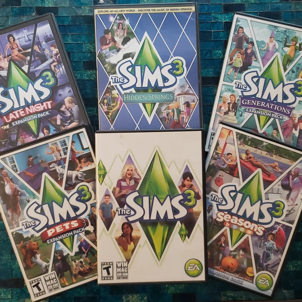 SIMS 3 (PC) + 5 Expansions Seasons, LateNight, Pets, Generations, Hidden Springs